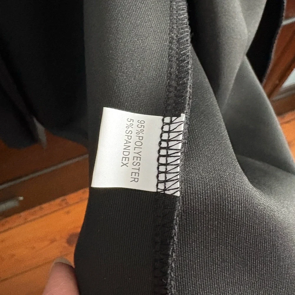 Black Blazer with Silver Button Accents